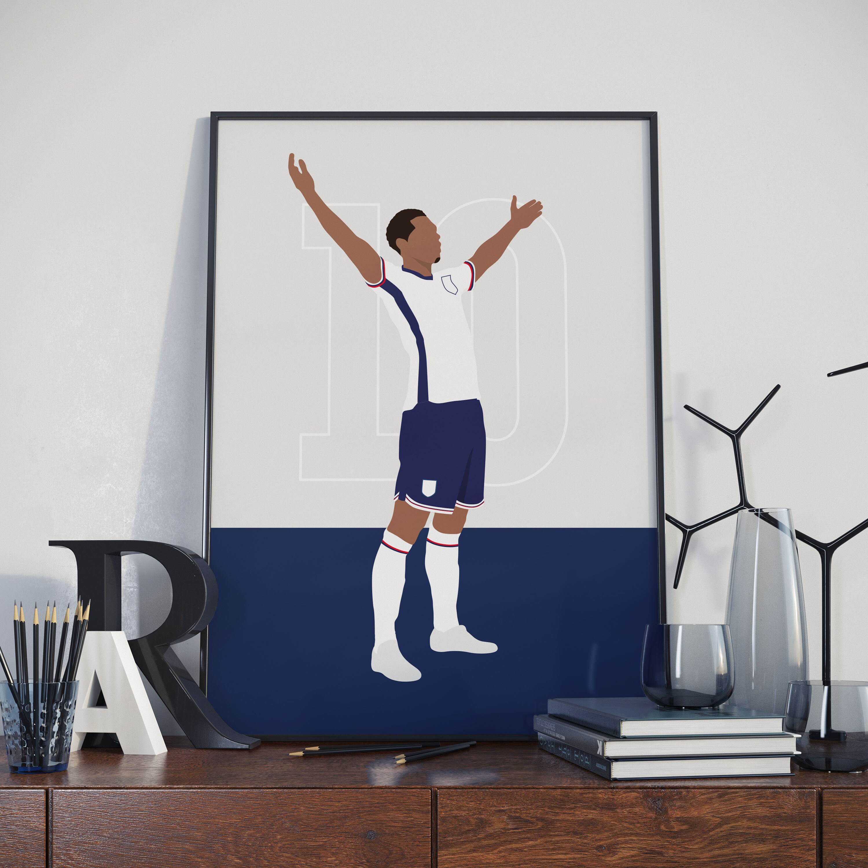 Jude Bellingham England Football Print