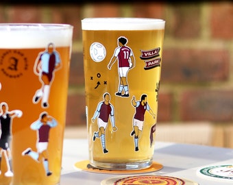 Aston Villa Pint Glas