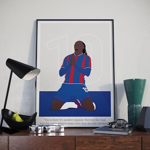 Eberechi Eze Commentary Crystal Palace Fa Cup Final Print