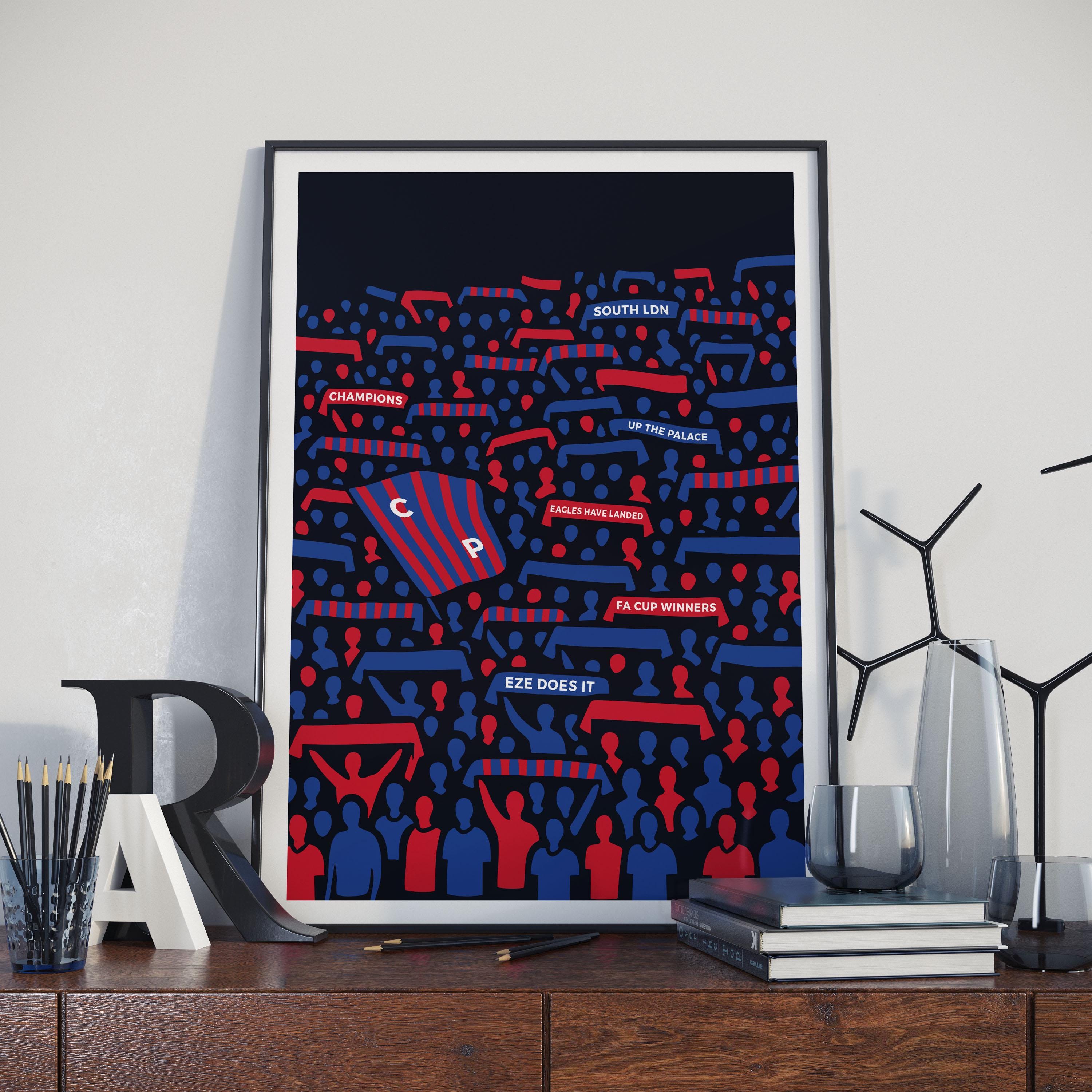 Crystal Palace Fans FA Cup Final Print