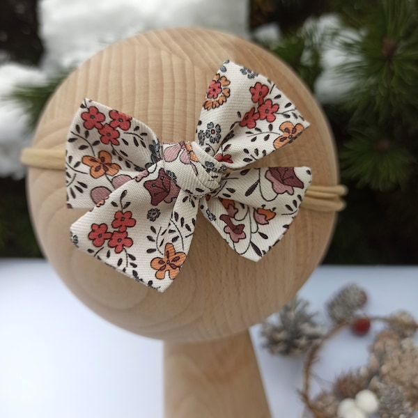 Summer Bow Pattern, Bow tie Pattern,  Headband Sewing Pattern, Download bow pattern, Three different sizes, fabulous hair bow PDF tutorial