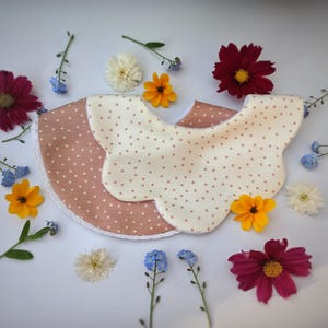 2 Bavaglini, Modello bavaglino, Modello di cucito per bambini per bavaglini, Modello di cucito PDF, Modello bavaglino bandana, Modelli bavaglini per bambini, BAVAGLINO con pizzo, Cucito facile