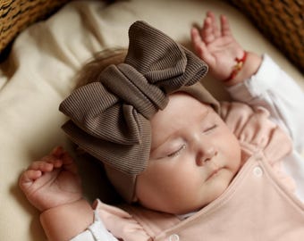 Knot Bow Baby Headband PDF Sewing Pattern: 6 Sizes (Newborn to Adult)
