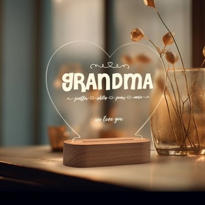 Personalized Gifts for Grandma, Custom Mother&#39;s Day Gifts for Grandma, Christmas Gift for Grandma, Grandma Birthday Gift, Best Grandma Gifts