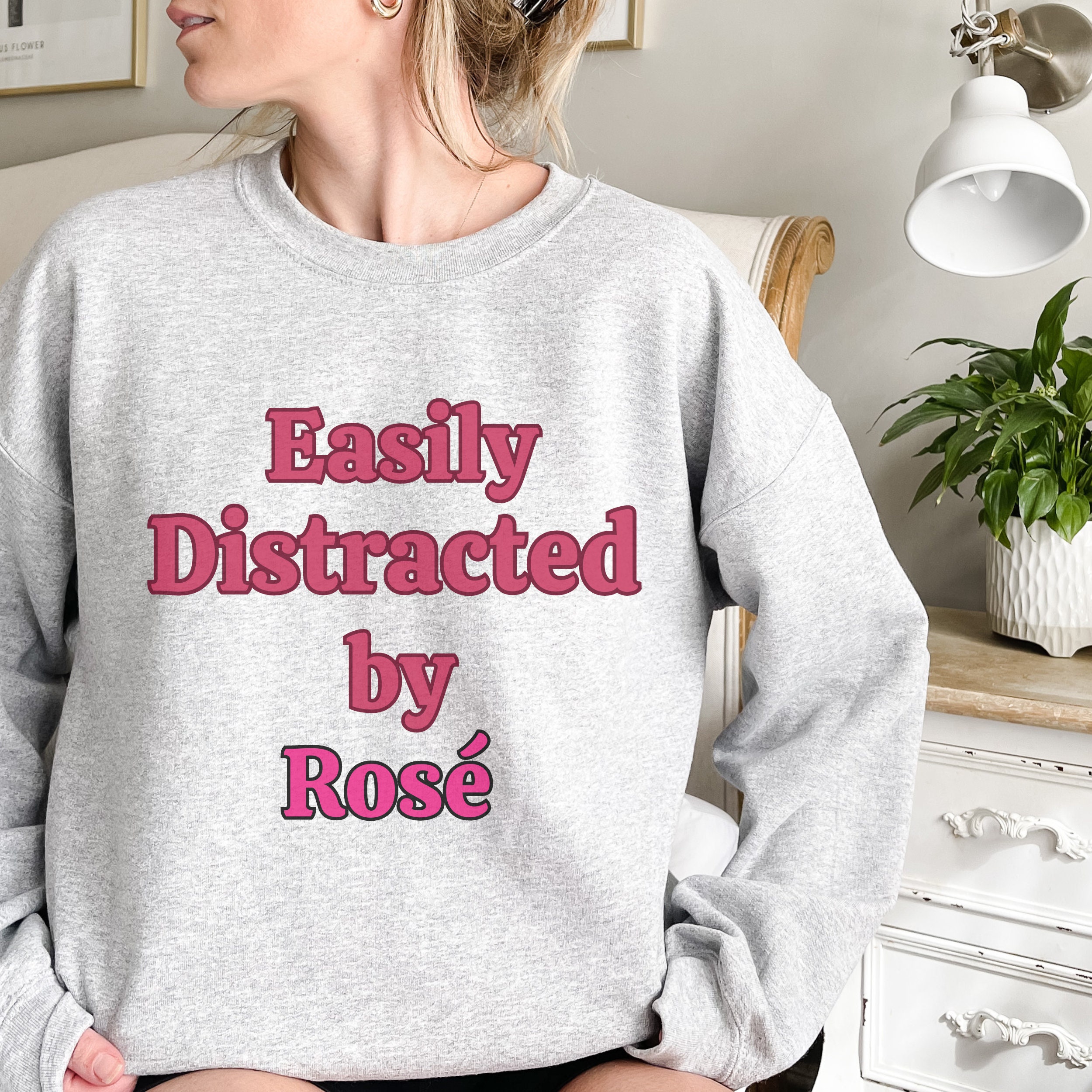 Easily Distracted by Rose, Margarita Sweatshirts, Cinco De Mayo Hoodie