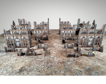 Set competitivo Settore Gotico Templaris | Rovine di Wargaming da tavolo Imperialis Sci Fi | adatto per Warhammer 40k, Kill Team, Necromunda