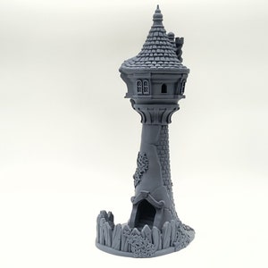 Rapunzel Dice Tower | 3D Print | Dice Roller | Accessories for Games | DnD | Role Playing Games | Tabletop | RPG | Fantasy