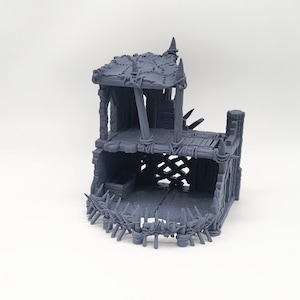 Prigione degli Orchi | Fantasia Orco Prigione Edificio medievale Terreno da tavolo Terreno adatto per Warhammer Age of Sigmar Dungeons & Dragons