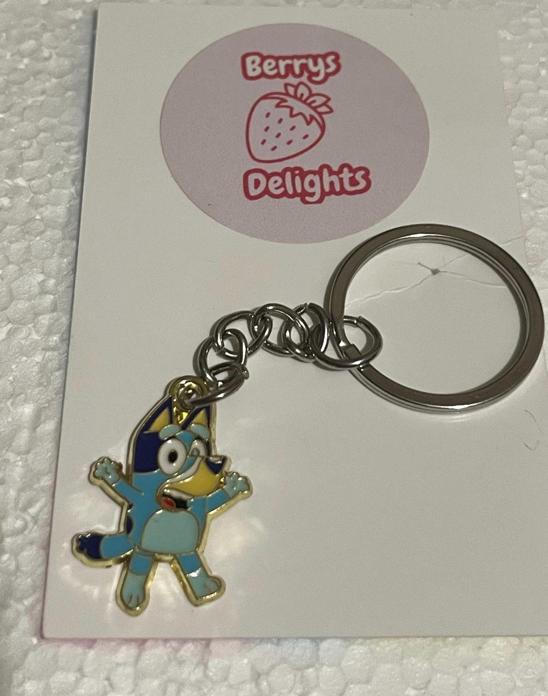 Bluey Keychain Bingo Bluey Bluey Sister Bandit Blue Dog Heller Pup ...