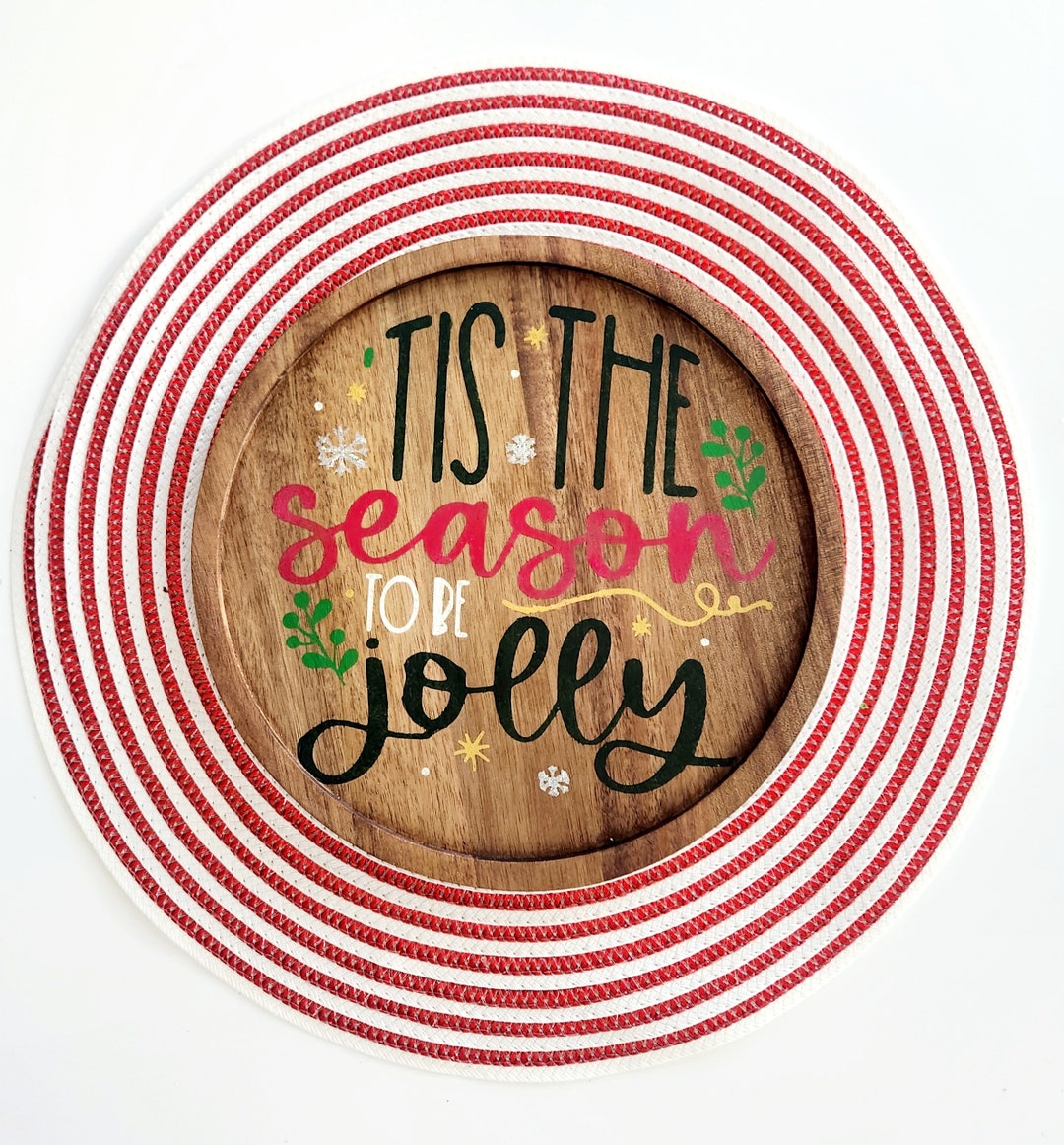 Holiday Lazy Susan Decor Tray Lazy Susan Custom Made Etsy