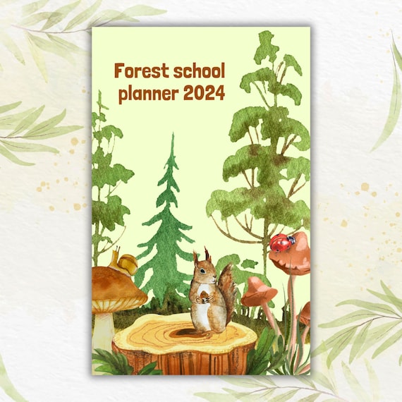 Forest School Planner 2024 Digital Download