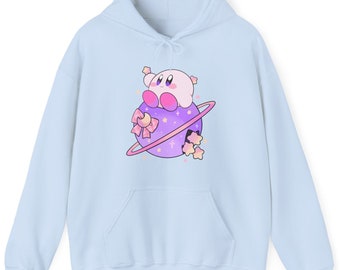 Kirby Moon hoodie, Cute Kirby Hoodie