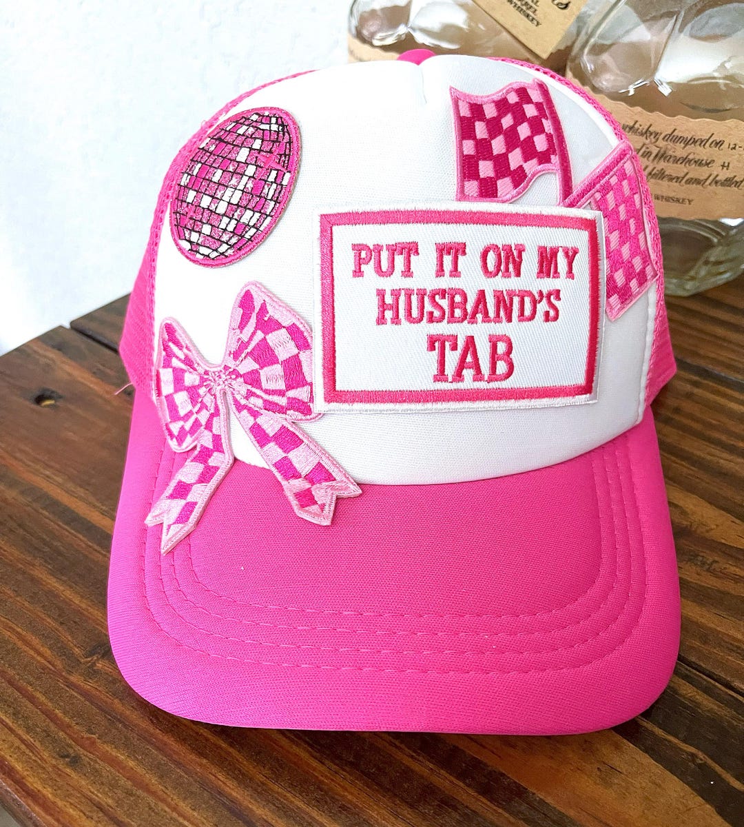 Put It on My Husbands Tab Trucker Hat, Foam Trucker Hat Unisex Adult ...