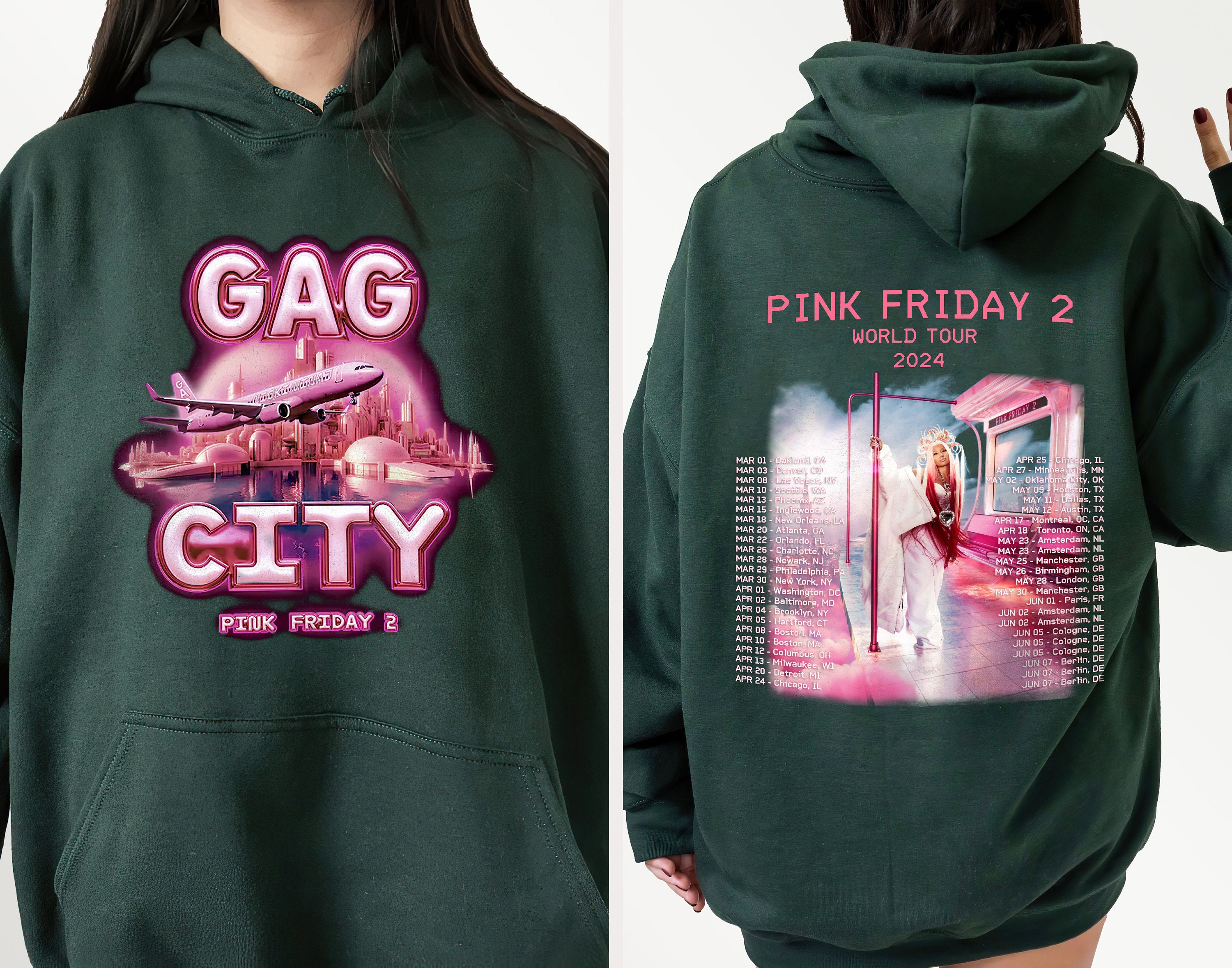 Nicki Minaj Pink Friday 2 Tour Shirt, Gag City Shirt, Nicki Minaj World Tour Shirt