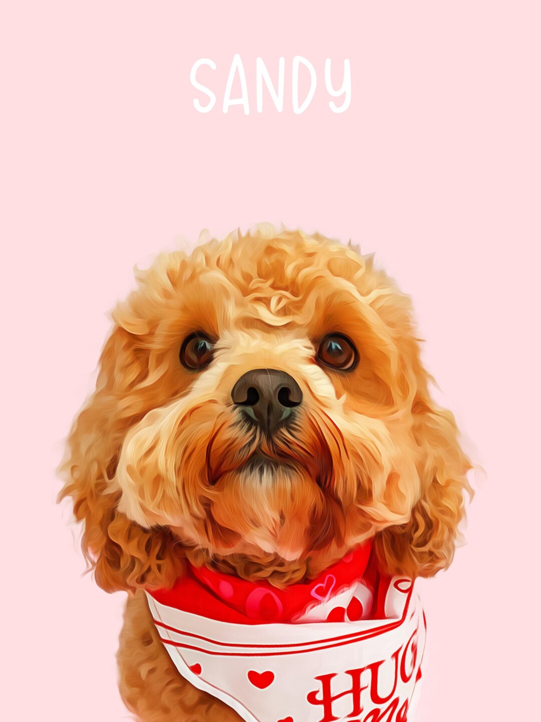 Custom Pet Portrait From Photo – Dog Mom Gift – Personalized Dog ...