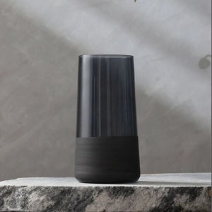 Black Matte Drinking Glass Elegant Glass Design Set of 4,6,12,24