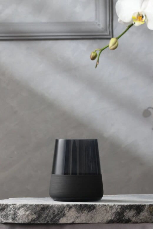 Premium Black Water Glass Set of 3 Matte Elegant Water Glass Drinking Home Decor