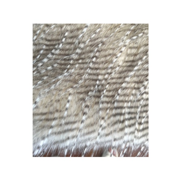 faux ostrich feather shawl