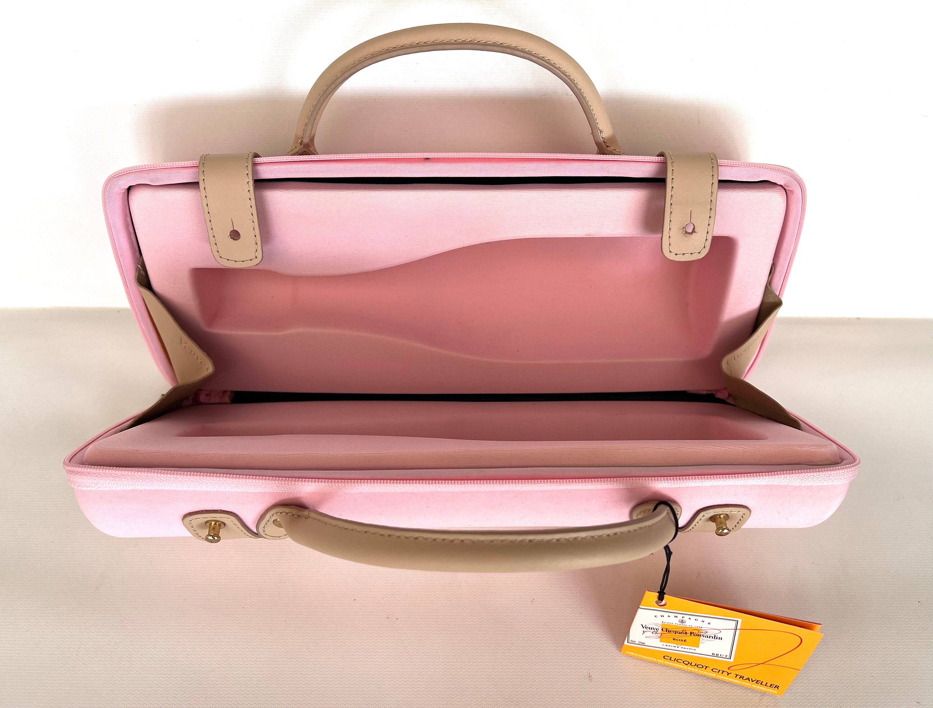 VEUVE CLICQUOT CHAMPAGNE Barbie Pink City Traveller Tote