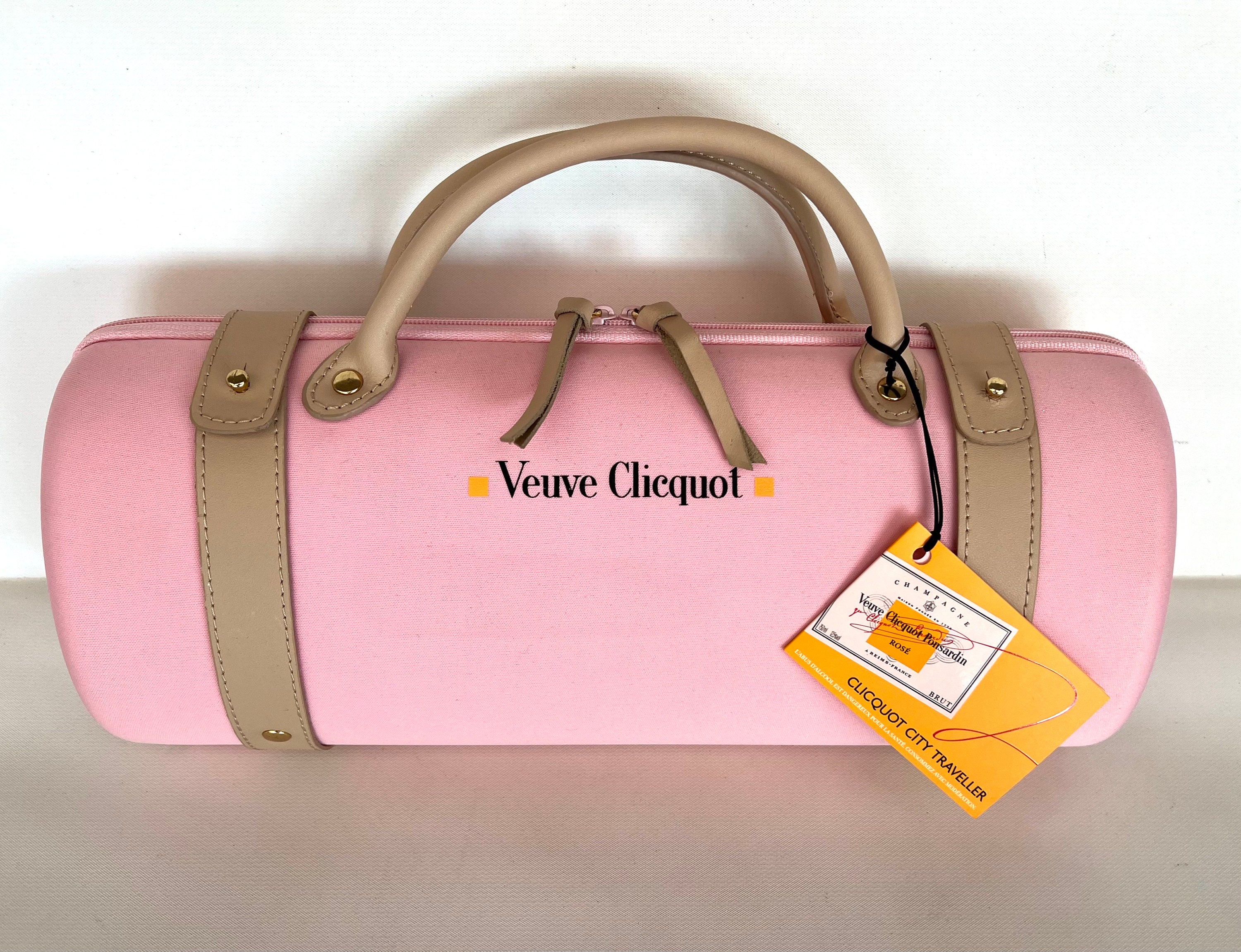 VEUVE CLICQUOT CHAMPAGNE Barbie Pink City Traveller Tote