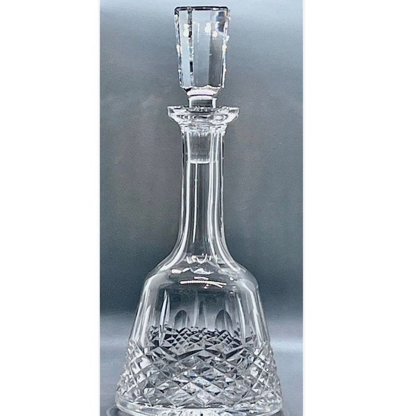 WATERFORD CRYSTAL KENMARE Round Decanter & Stopper, Spirit Whiskey Wine Cut Glass