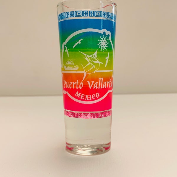 Tequila Shot Glasses Puerto Vallarta Mexico Etsy