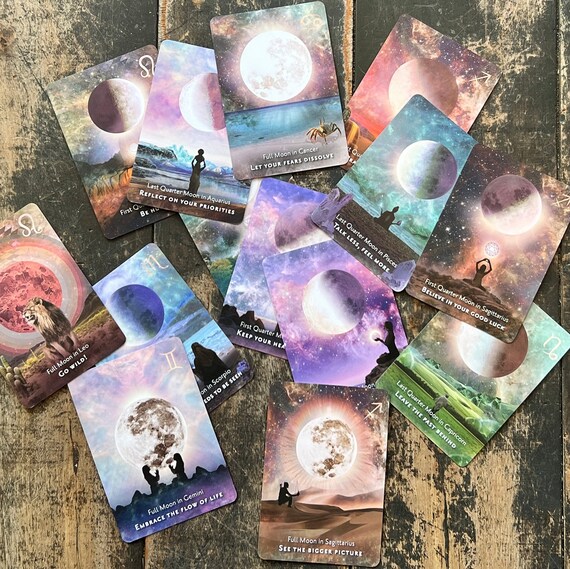10 Card Moonology Manifestation Oracle Card Reading - Etsy