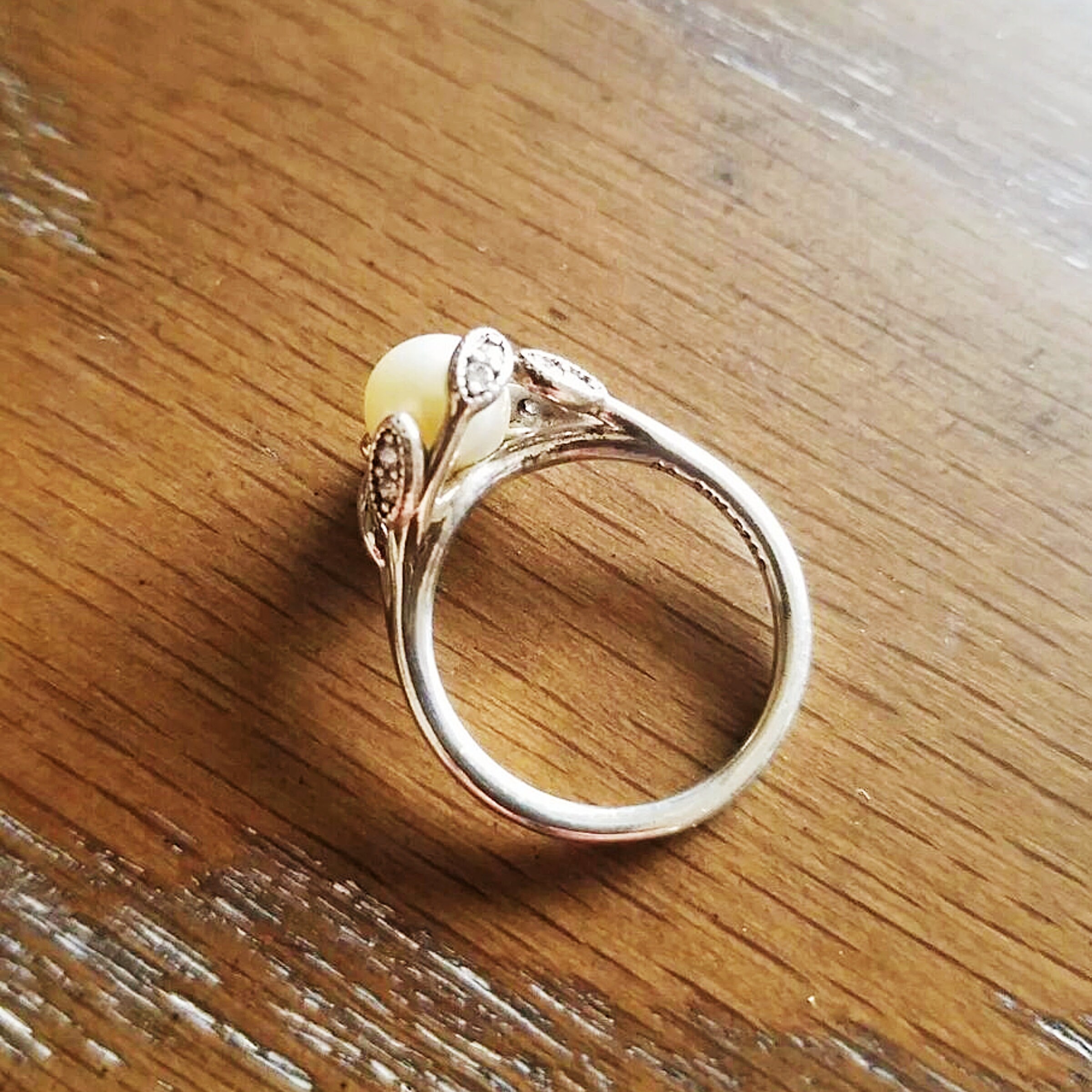 Sparkling Leaf Ring - Pandora Jewelry Rings