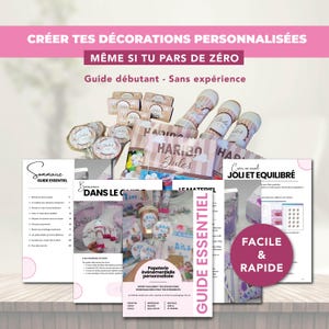 Guide création décoration personnalisée Canva | DIY anniversaire facile | Papeterie personnalisée débutant | Créer soi-même sans expérience