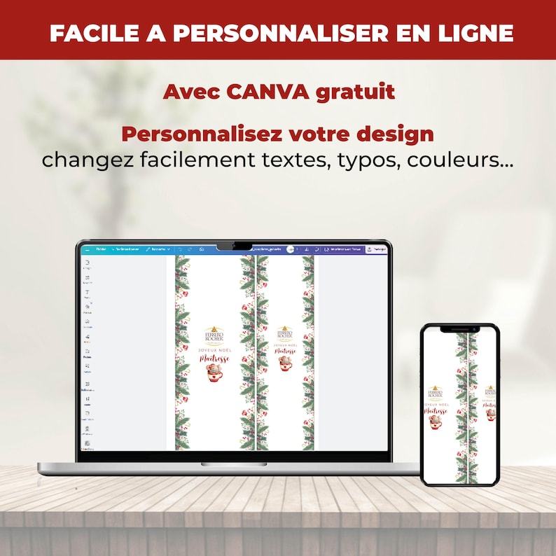 Ferrero Rocher Christmas Packaging – 8 Free Printable Canva Designs ...