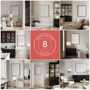 Elegante paquete de maquetas Scandi Frame, negro, mármol y madera, objeto inteligente PSD, plantilla de maqueta de marcos, descarga digital