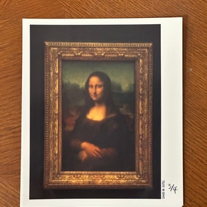 Mona Lisa en Floppy  Disquette Video Floppy Original