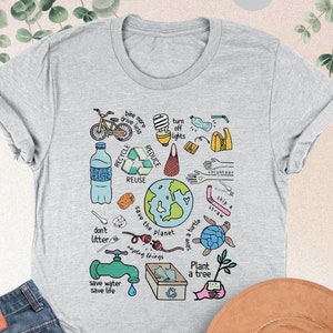 Earth Day Every Day Shirt, Save The Planet Shirt, Nature Lover Gifts, Reduce Reuse Recycle Shirt, Environmental Shirt, Gift For Earth Day