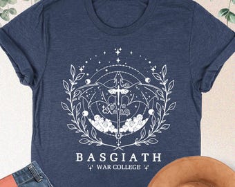 Basgiath War College Shirt, Dragon Lover Shirt, Fantasy Book Shirt, Book Club Gift, Dragon Rider Shirt, Fantasy Reader Gift, Bookworm Tshirt