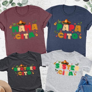 Cinco De Mayo Matching Family Shirt, Fiesta Birthday Party Shirt, Mexico Family Vacation Gift, Mexican Birthday Tee, Mexican Fiesta Tshirts
