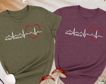 The Beat Goes On Shirt, Heart Shirt, Healthy Heart  Shirt, Heart Beat Shirt, Heart Surgey Gift, Heart Warrior Shirt, Motivational Shirt