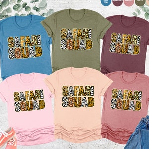 Safari Squad Shirt, Safari Shirt, Africa Safari Shirt, Safari Vacation Shirt, Safari Birthday Shirt,Family Safari Matching Shirts,Safari Tee