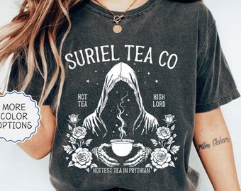 Comfort Color Suriel Tea Shirt, A Court Of Thorns And Roses Tee, SJM Merch Shirt, Book Lover Gift, Bookworm Shirt, Acotar Bookish Shirt