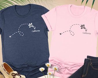 Airplane Shirt, Flight Attendant Shirt, Flying Love Shirt, Pilot Shirts, Custom Travel Shirts, Adventurer Gift, Vacation Shirts For Friends