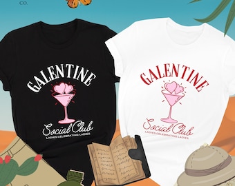 Galentine Social Club Shirt, Galentine Shirt, Galentines Day Gift, Galentines Party, Galentine Gift, Social Club, Anti Valentines Day Shirt