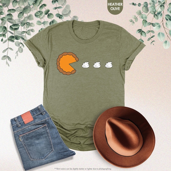 Thanksgiving Pumpkin Pie Shirt, Funny Thanksgiving Shirt, Gamer Tee, Pumpkin Season Shirt, Cute Fall Shirt, Woman Autumn Tee, Thankful Gift