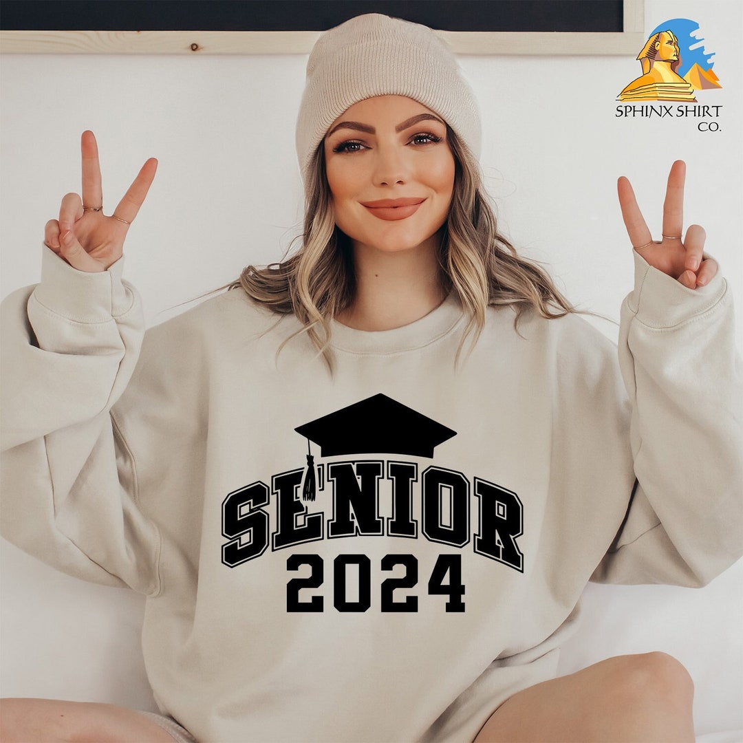 Senior 2024 Sweatshirt, Senior Class of 2024, Graduate Squad Sweatshirt