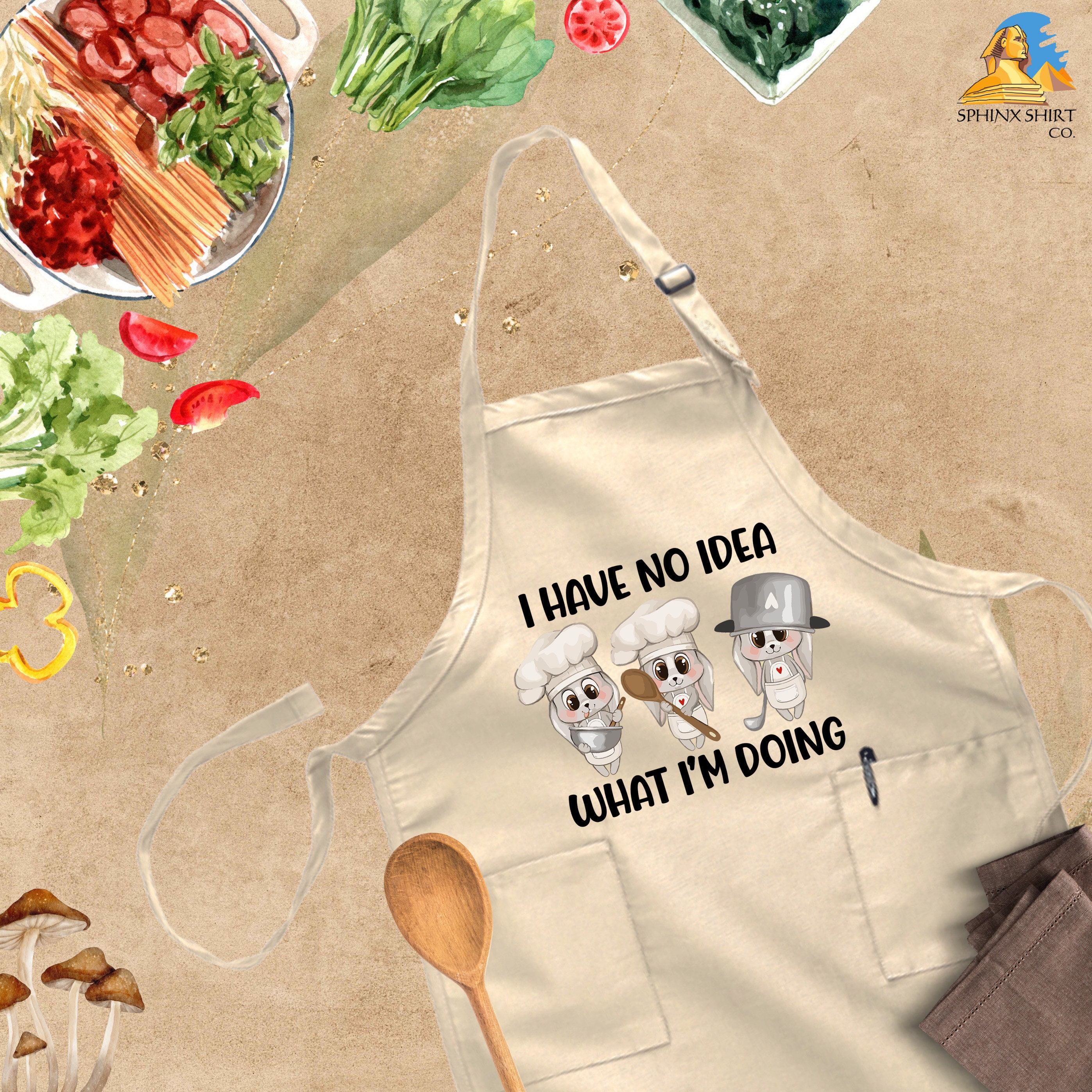 I Have No Idea What I'm Doing Apron, Funny Apron, Kitchen Apron, Apron ...