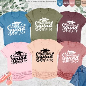 Custom 2026 Graduation Squad Shirt, Personalized Grad Gifts, Graduation Squad Shirt, Custom Senior Shirt, Senior Gifts, Family Graduation imagem 6