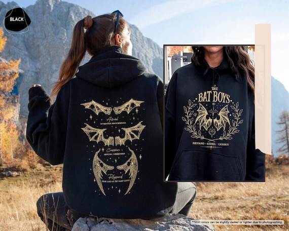 Bat Boys Sweatshirt, The Night Court Sweater, A Court OF Thorns And Roses Rhysand Cassian Azriel,Bookish Hoodie,Book Lover Gift,Bookish Gift