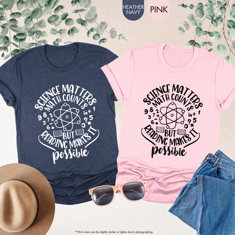 three t - shirts and a hat on a table