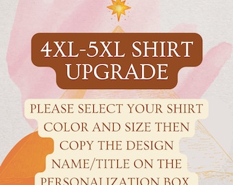 4XL-5XL SHIRT UPGRADE