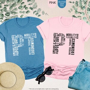 three t - shirts and a hat on a table