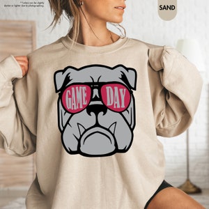 Bulldog Game Day Sweatshirt,Bulldog Shirt,Bulldog Mascot Shirt,Bulldog Team Shirt,Game Day Shirt,School Spirit Shirt,Football Bulldogs Shirt