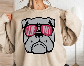 Bulldog Game Day Sweatshirt,Bulldog Shirt,Bulldog Mascot Shirt,Bulldog Team Shirt,Game Day Shirt,School Spirit Shirt,Football Bulldogs Shirt